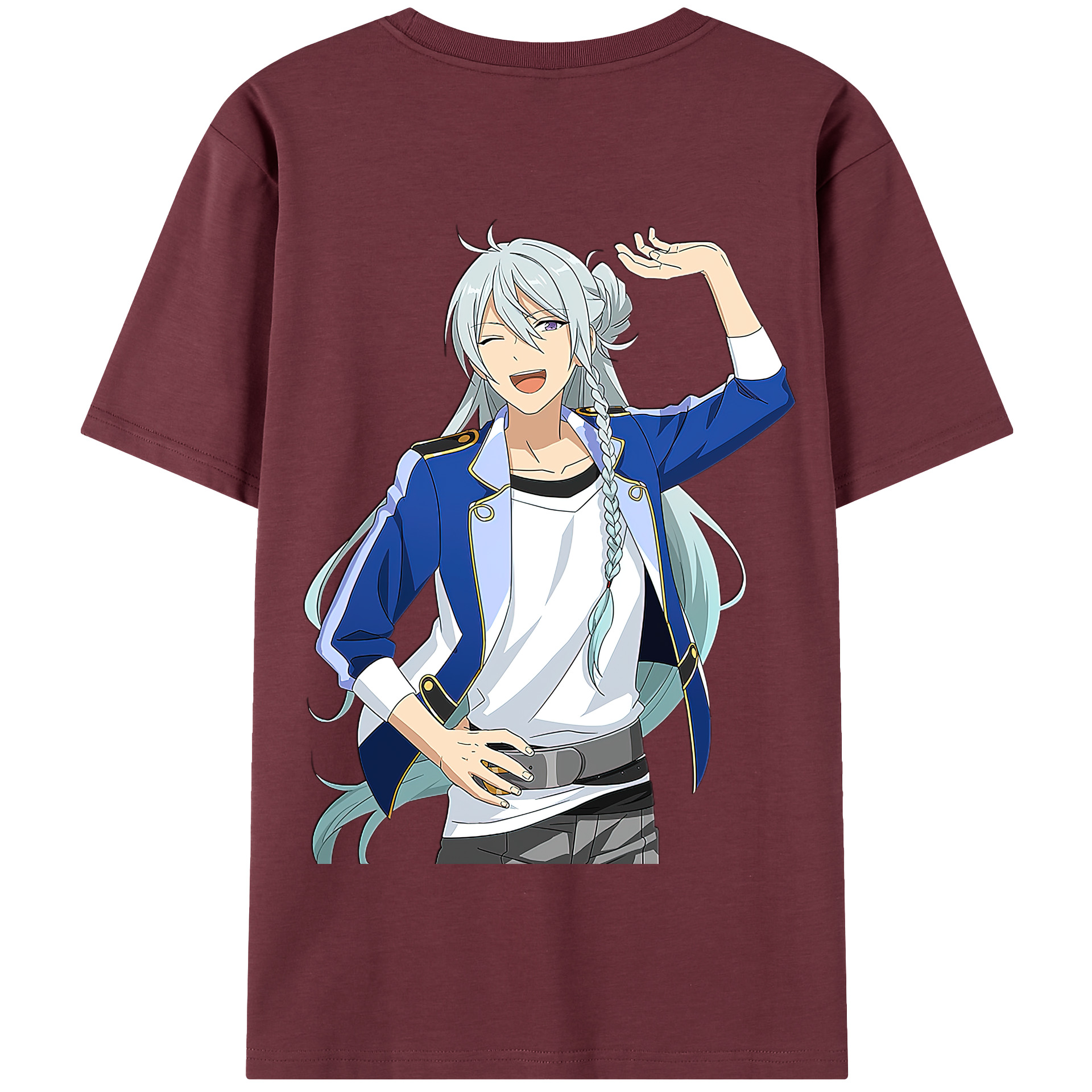 （画像用） あんさんぶるスターズ! Ensemble Stars 綿100％半袖Tシャツ（背面プリント）